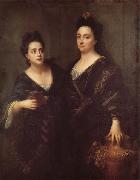 Two Actresses Jean-Baptiste Santerre